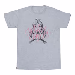 Disney - T-shirt ALICE IN WONDERLAND IN A WORLD OF MY OWN - Homme (Gris chiné)