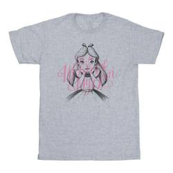 Disney - T-shirt ALICE IN WONDERLAND IN A WORLD OF MY OWN - Homme (Gris chiné)