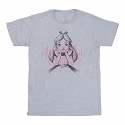 Disney - T-shirt ALICE IN WONDERLAND IN A WORLD OF MY OWN - Homme (Gris chiné)