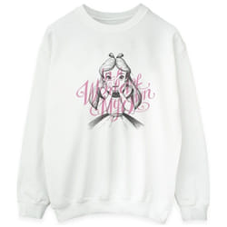 Disney - Sweat ALICE IN WONDERLAND IN A WORLD OF MY OWN - Homme (Blanc)