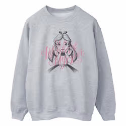 Disney - Sweat ALICE IN WONDERLAND IN A WORLD OF MY OWN - Homme (Gris chiné)