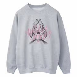 Disney - Sweat ALICE IN WONDERLAND IN A WORLD OF MY OWN - Homme (Gris chiné)