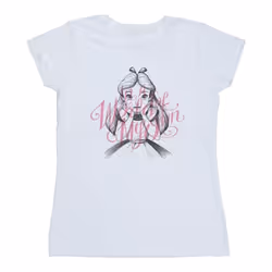 Disney - T-shirt ALICE IN WONDERLAND IN A WORLD OF MY OWN - Femme (Blanc)