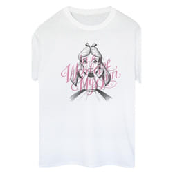 Disney - T-shirt ALICE IN WONDERLAND IN A WORLD OF MY OWN - Femme (Blanc)