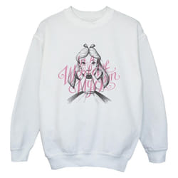 Disney - Sweat ALICE IN WONDERLAND IN A WORLD OF MY OWN - Garçon (Blanc)
