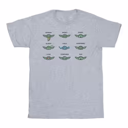 Star Wars - T-shirt MANDALORIAN MOOD - Garçon (Gris chiné)