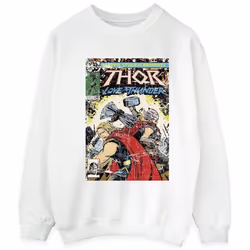 Marvel - Sweat LOVE AND THUNDER - Homme (Blanc)