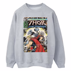 Marvel - Sweat LOVE AND THUNDER - Homme (Gris chiné)