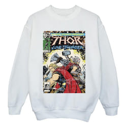 Marvel - Sweat LOVE AND THUNDER - Fille (Blanc)