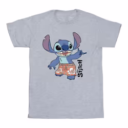Disney - T-shirt BERMUDA SHORTS - Homme (Gris chiné)