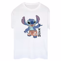 Disney - T-shirt BERMUDA SHORTS - Femme (Blanc)