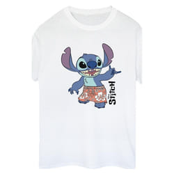 Disney - T-shirt BERMUDA SHORTS - Femme (Blanc)