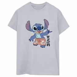 Disney - T-shirt BERMUDA SHORTS - Femme (Gris chiné)