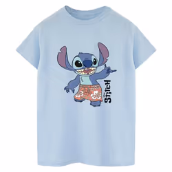 Disney - T-shirt BERMUDA SHORTS - Femme (Bleu clair)