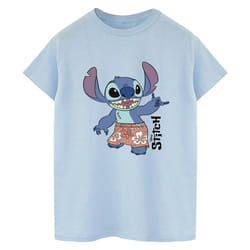 Disney - T-shirt BERMUDA SHORTS - Femme (Bleu clair)