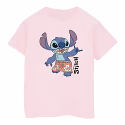 Disney - T-shirt BERMUDA SHORTS - Fille (Rose clair)