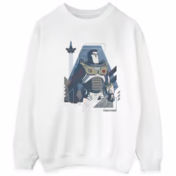 Disney - Sweat LIGHTYEAR LOOK TO THE STARS - Homme (Blanc)