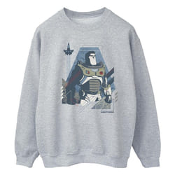 Disney - Sweat LIGHTYEAR LOOK TO THE STARS - Homme (Gris chiné)