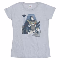 Disney - T-shirt LIGHTYEAR LOOK TO THE STARS - Femme (Gris chiné)