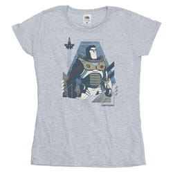 Disney - T-shirt LIGHTYEAR LOOK TO THE STARS - Femme (Gris chiné)