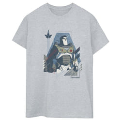 Disney - T-shirt LIGHTYEAR LOOK TO THE STARS - Femme (Gris chiné)