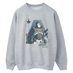 Disney - Sweat LIGHTYEAR LOOK TO THE STARS - Femme (Gris chiné)
