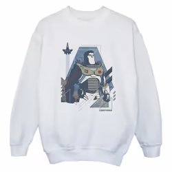 Disney - Sweat LIGHTYEAR LOOK TO THE STARS - Garçon (Blanc)