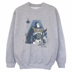 Disney - Sweat LIGHTYEAR LOOK TO THE STARS - Garçon (Gris chiné)