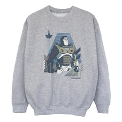 Disney - Sweat LIGHTYEAR LOOK TO THE STARS - Fille (Gris chiné)