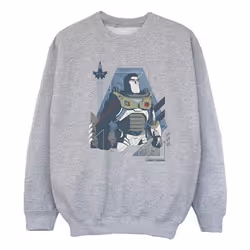 Disney - Sweat LIGHTYEAR LOOK TO THE STARS - Fille (Gris chiné)