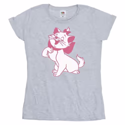 Disney - T-shirt THE ARISTOCATS - Femme (Gris chiné)