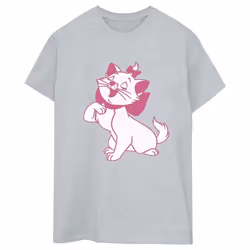 Disney - T-shirt THE ARISTOCATS - Femme (Gris chiné)