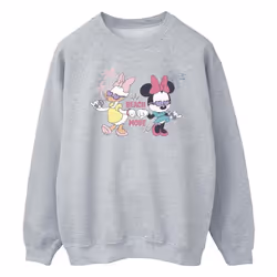 Disney - Sweat BEACH MODE - Homme (Gris chiné)