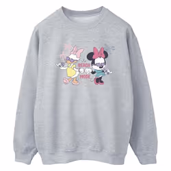 Disney - Sweat BEACH MODE - Femme (Gris chiné)