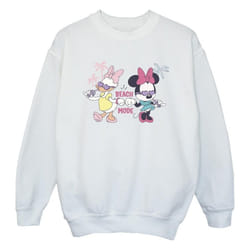 Disney - Sweat BEACH MODE - Fille (Blanc)