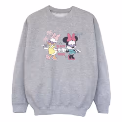 Disney - Sweat BEACH MODE - Fille (Gris chiné)