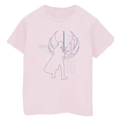 Star Wars - T-shirt JEDI MASTER BALANCE - Homme (Rose clair)