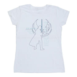 Star Wars - T-shirt JEDI MASTER BALANCE - Femme (Blanc)