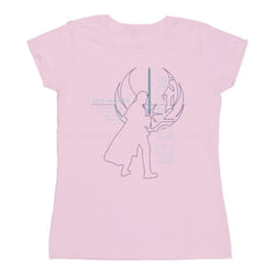 Star Wars - T-shirt JEDI MASTER BALANCE - Femme (Rose clair)