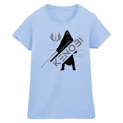 Star Wars - T-shirt JEDI KNIGHT - Femme (Bleu clair)