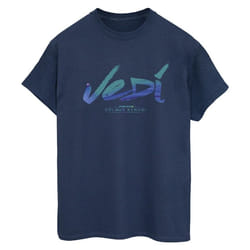 Star Wars - T-shirt JEDI - Femme (Bleu marine)