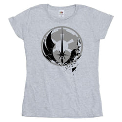 Star Wars - T-shirt - Femme (Gris chiné)