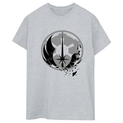 Star Wars - T-shirt - Femme (Gris chiné)