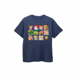 Disney - T-shirt TOY STORY - Garçon (Bleu marine)