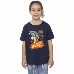 Disney - T-shirt TOY STORY LIGHTYEAR - Fille (Bleu marine)