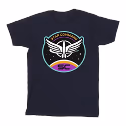 Disney - T-shirt LIGHTYEAR STAR COMMAND - Homme (Bleu marine)