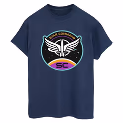 Disney - T-shirt LIGHTYEAR STAR COMMAND - Femme (Bleu marine)