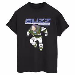Disney - T-shirt LIGHTYEAR JUMP TO ACTION - Femme (Noir)