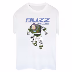 Disney - T-shirt LIGHTYEAR JUMP TO ACTION - Femme (Blanc)