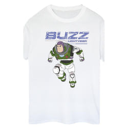 Disney - T-shirt LIGHTYEAR JUMP TO ACTION - Femme (Blanc)